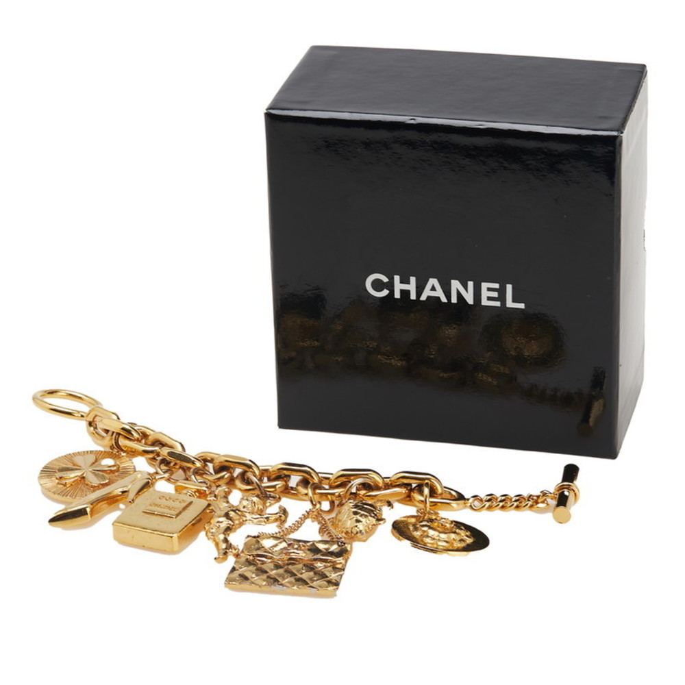CHANEL Icon Charm Bracelet, Gold Plated, Women's - Picture 7 of 7
